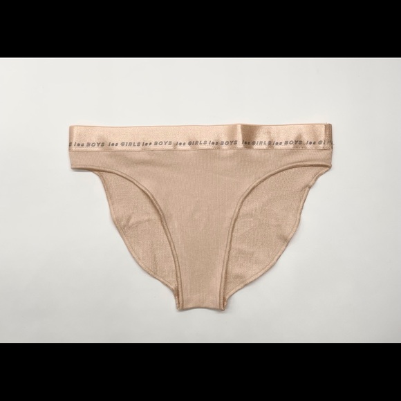 LES GIRLS LES BOYS Bamboo Rib Mini Brief (NWT) Retail: $59 - Picture 2 of 7